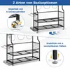 COSTWAY 3 torby golfowe do przechowywania w garażu, mobilny Podgląd zdjęcia produktu 6