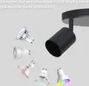 Spot LED ZMH à 3 ampoules, lampe de plafond GU10, spots de Voir les images du produit 4