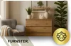 YUMEBLY | Kommode BASIC mit 3 Schubladen, 90x75x40 cm – Produktbild-Vorschau 5