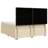 Boxspringbett mit Matratze Creme 180x200 cm Stoff Produktbild-Vorschau 6
