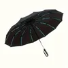 Parapluie pliant automatique noir - Imperméable & Voir les images du produit 6