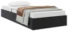 vidaXL Coffret de lit avec rangement, noir, 90 x 190 cm, Voir les images du produit 3