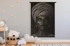 MuchoWow® Wandteppich Wandbehang Frau - Afrikanisch - Gold Produktbild-Vorschau 3