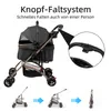 Hundewagen Hundebuggy klappbar für Hunde & Katzen bis 20 kg Produktbild-Vorschau 5