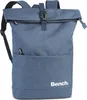 A blue roll-top rucksack is shown against a white background. Produktbild-Vorschau