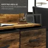 Komoda HOMCOM, příborník se 4 skládacími látkovými Náhled obrázku produktu 5