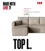 BroMARKT Ecksofa TOP Schlaffunktion Bettkasten L-Form Beige Produktbild-Vorschau 2