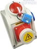 RoadEu Stecker Wandgerätestecker 16A 5p IP44 mit Schuko Produktbild-Vorschau 3