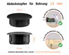 Blindstopfen für Bohrung 25 mm Schwarz 50 Stück Produktbild-Vorschau 2