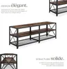 Meuble bas - 141 cm, Bois foncé industriel, rustique Voir les images du produit 3