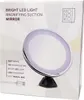 The image shows the packaging of a magnifying mirror with LED light. Produktbild-Vorschau