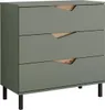 Commode avec tiroirs Vicco Marelle Vert/Artisan 80x81.2cm Voir les images du produit 2