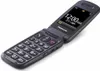 A black Panasonic flip phone is shown open against a white background. Anteprima dell’immagine prodotto