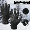 Cyklistické rukavice černé XL-2XL, termo rukavice, Náhled obrázku produktu 4