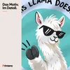 Deze lama wil geen drama. Alpaca Lustig zonnebril, Productafbeelding-voorbeeld 4