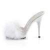 POISE-501F Damen Slipper von Fabulicious, Weiß  , EU 39, US Produktbild-Vorschau 3