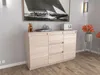 Komoda 120 cm Dąb Sonoma AGA Bezuchwytowa Nowoczesna Podgląd zdjęcia produktu 3