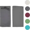 Two folded grey fabric items are shown side-by-side, with a row of colored circles on the right side of the image. Podgląd zdjęcia produktu