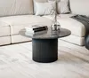 Marmoholz - Stolik okrągły Roma Ø70 x H40 cm z naturalnego Podgląd zdjęcia produktu 2