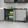 Heavy-Duty Metall-Gartenschrank mit Rollen – robuster Produktbild-Vorschau 8