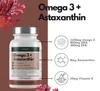 Omega 3 + Astaxanthin mit 600mg DHA & 300mg EPA + 8mg Produktbild-Vorschau 3