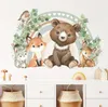 Wandtattoo mit Waldtieren, Wandsticker Deko, Wandsticker Produktbild-Vorschau 1