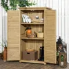 Outsunny Gartenschrank Holz Geräteschuppen Gartenhaus Produktbild-Vorschau 2