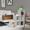 MIADOMODO® Treppenregal - Weiß, 6 Fächer, 97,5x29x97,5 cm, Produktbild-Vorschau 2