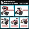 Technik Roboter Kinder fuer Jungen, 5 in 1 Roboter Produktbild-Vorschau 4