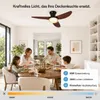 Stropný ventilátor s osvetlením, tichý, Ø 100 cm, DC motor, Náhľad obrázku produktu 12
