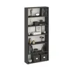 KOMTO Bücherregal 80 cm breit, Anthrazit, Bücherregal mit 6 Produktbild-Vorschau 6