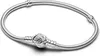 Pandora Moments Rose fleurie fermeture serpent bracelet à Voir les images du produit 1