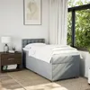 Boxspringbett mit Matratze Hellgrau 90x190 cm Stoff, Produktbild-Vorschau 4