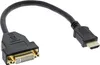 InLine® HDMI-DVI Adapterkabel, HDMI Stecker auf DVI Buchse, Produktbild-Vorschau 1