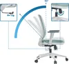 Diagram showing the adjustable features of an office chair. Produktbild-Vorschau