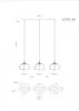 Globo Lighting Hängeleuchte Metall schwarz matt, 3x E14 Produktbild-Vorschau 7