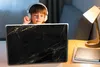 MuchoWow® Laptop Aufkleber Sticker Cover Marmor - Schwarz - Produktbild-Vorschau 3