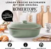 Römertopf oválny chlebník MAXI 6,5 l - Zelený keramický Náhľad obrázku produktu 2