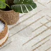 Teppich Wohnzimmer Kurzflor Creme - 80x150 cm - Klassisch Produktbild-Vorschau 3