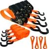 Spanngurte mit Ratsche und Haken 4er Set | 25mm breit | Produktbild-Vorschau 1