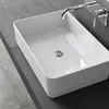 doporro Lavabo Vasque à Poser Solid Surface Rectangulaire Voir les images du produit 4