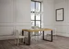 Ausziehbarer Tisch 90x160/420 cm Gestell Tecno Premium Produktbild-Vorschau 2