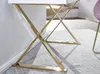WOHNLING Schreibtisch 118x76x57 cm Holz Hochglanz Weiß Produktbild-Vorschau 5