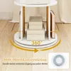 Półka na książki COSTWAY, obrotowa o 360°, drewniana, z Podgląd zdjęcia produktu 6