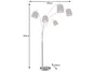 Design Bogenlampe LEVELS 200cm schwarz gold 5 Leinen Produktbild-Vorschau 10