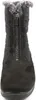 A front view of a black winter boot with a zipper and fur trim. Náhľad obrázku produktu