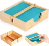 Serviettenhalter aus Holz 20,5x18,5x5 cm Produktbild-Vorschau 10