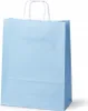 Pastelově modré papírové tašky EKO 24×10×32 cm – 25 ks Náhled obrázku produktu 1
