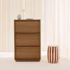 sweeek - Schuhschrank mit 3 Klappflächern und Holzdekor - Produktbild-Vorschau 3