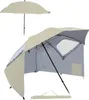 Parasol plażowy Jayseuw, 210 cm, ochrona UV 50+, regulowany Podgląd zdjęcia produktu 7